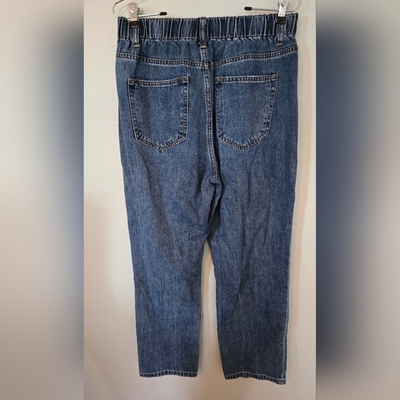 Risen Straight Leg Jeans Size Large - Picture 2 of 6